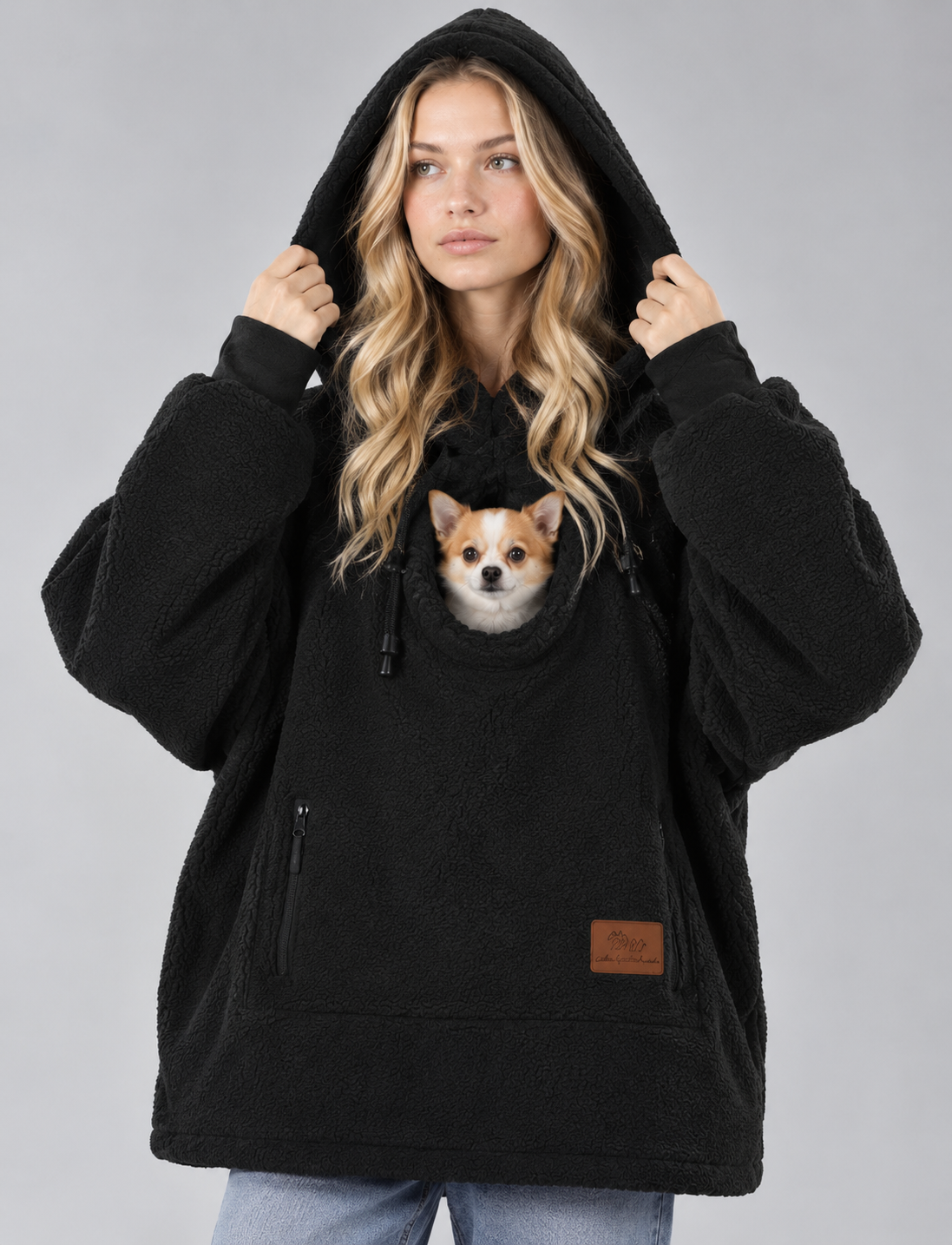 Sweat à Capuche Porte-Chien