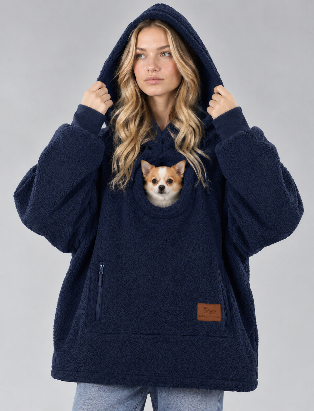 Sweat à Capuche Porte-Chien