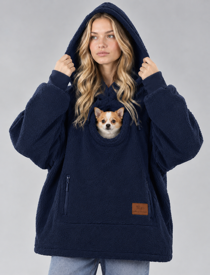 Sweat à Capuche Porte-Chien