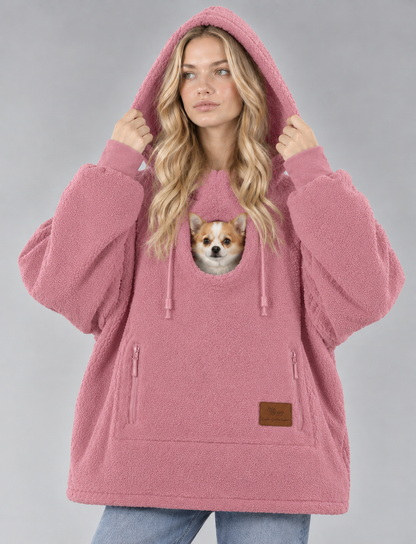 Sweat à Capuche Porte-Chien