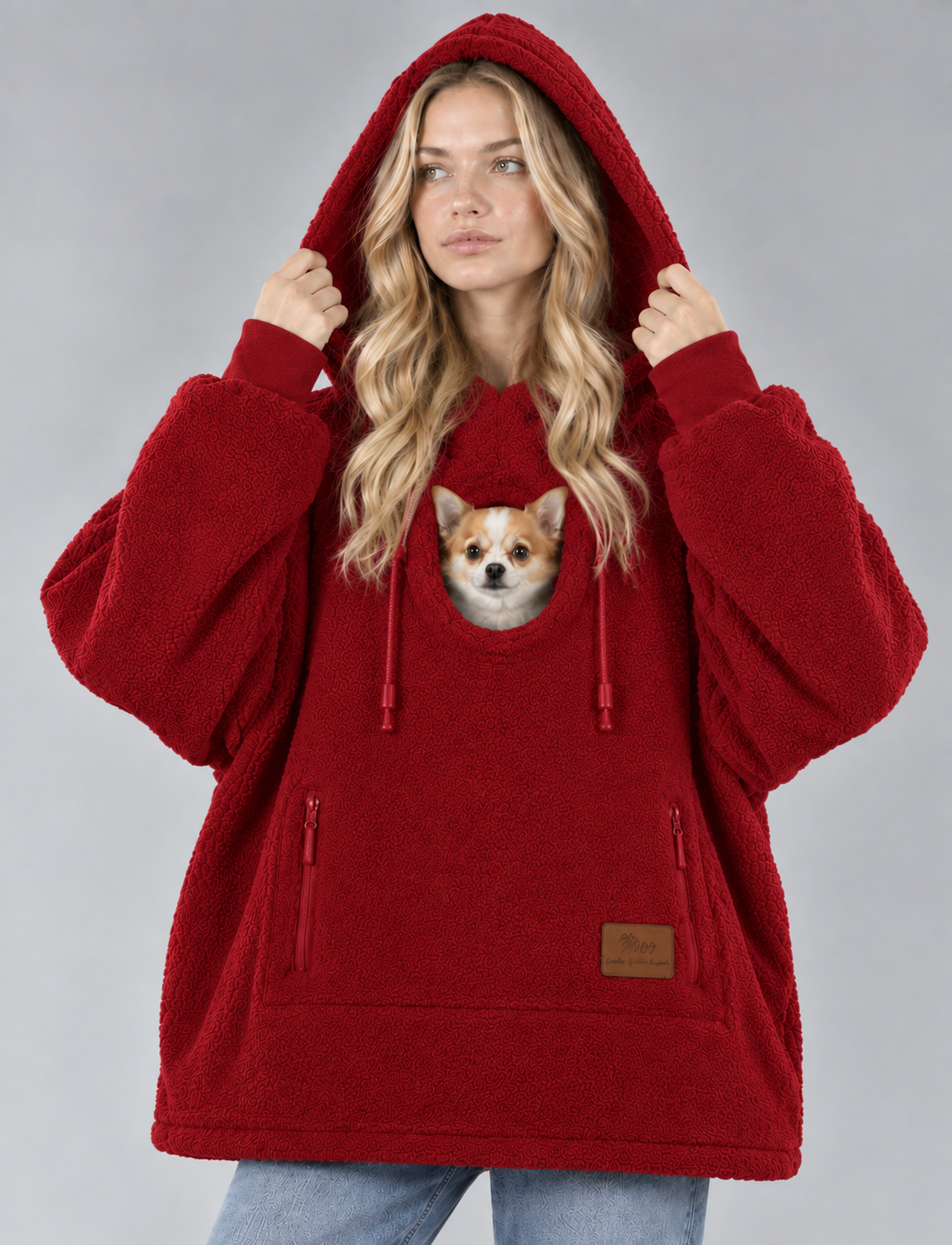 Sweat à Capuche Porte-Chien