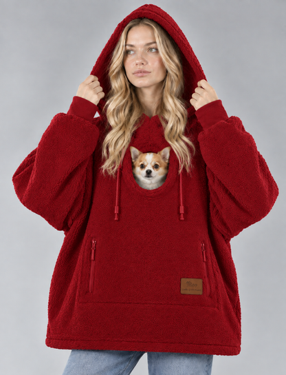 Sweat à Capuche Porte-Chien