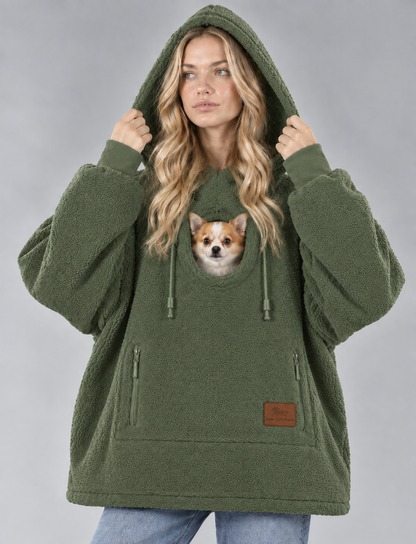 Sweat à Capuche Porte-Chien