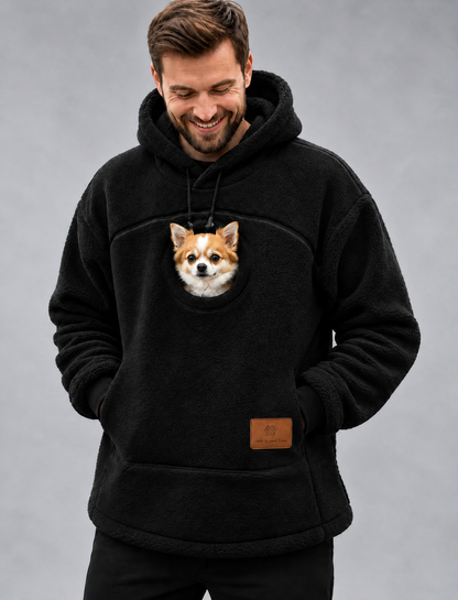 Sweat à Capuche Porte-Chien
