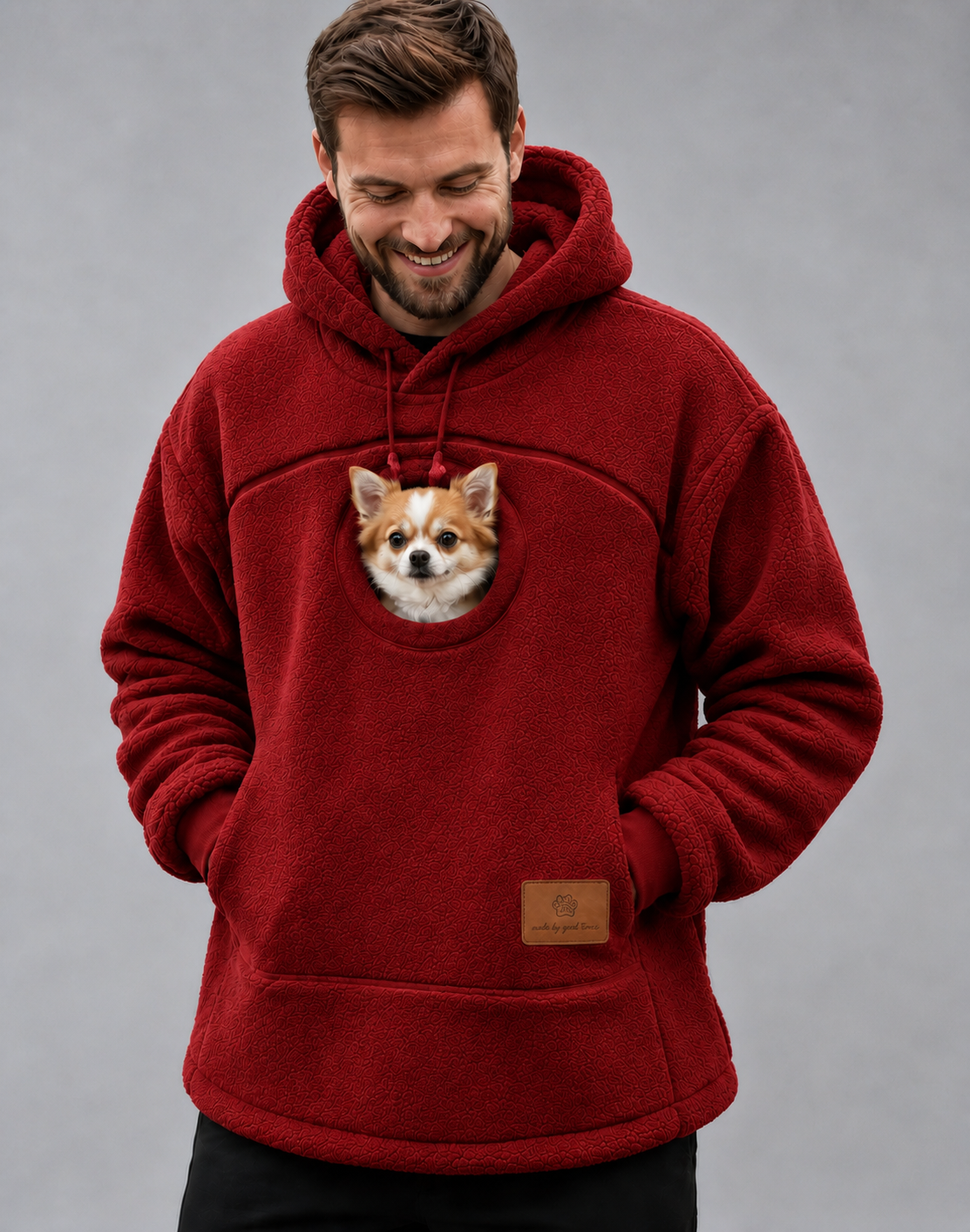 Sweat à Capuche Porte-Chien