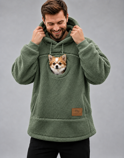 Sweat à Capuche Porte-Chien