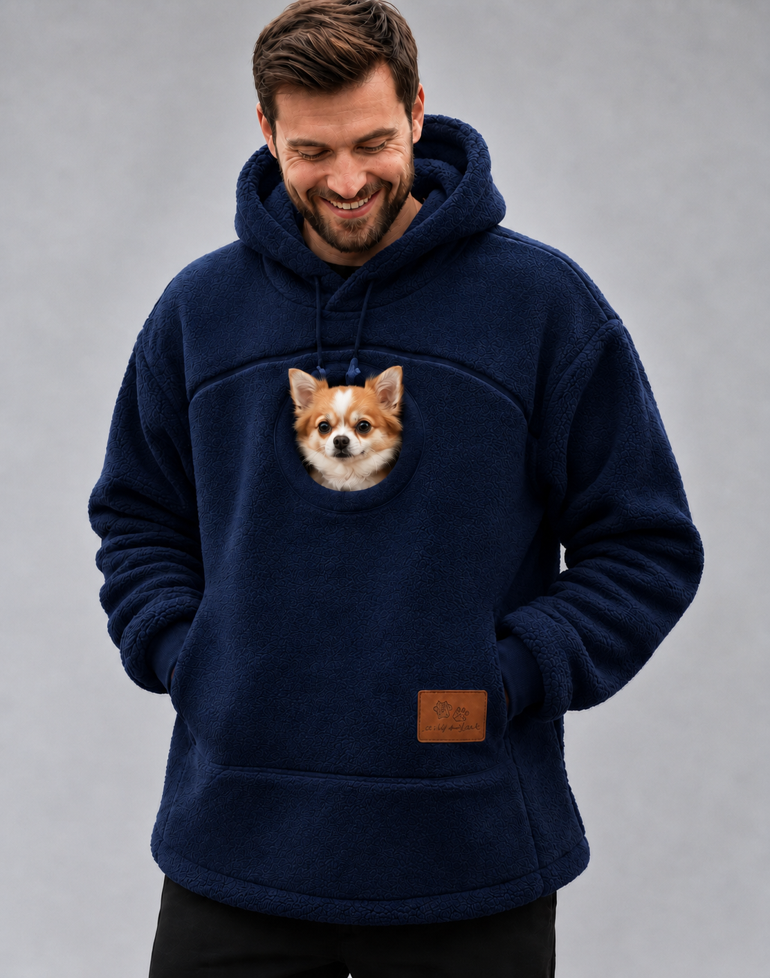 Sweat à Capuche Porte-Chien